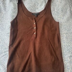 Banana Republic Chocolate Brown Tank Top